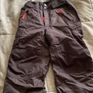 Gray Kids Snowpants